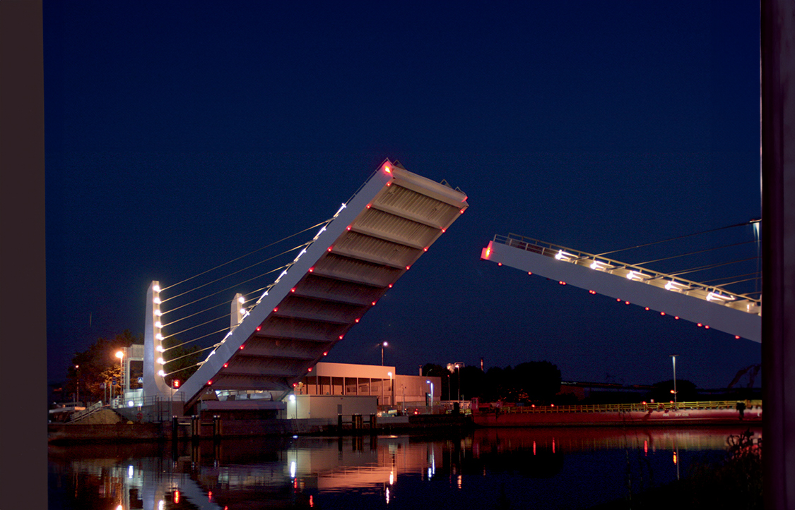 Drawbridge on the Candiano Channel