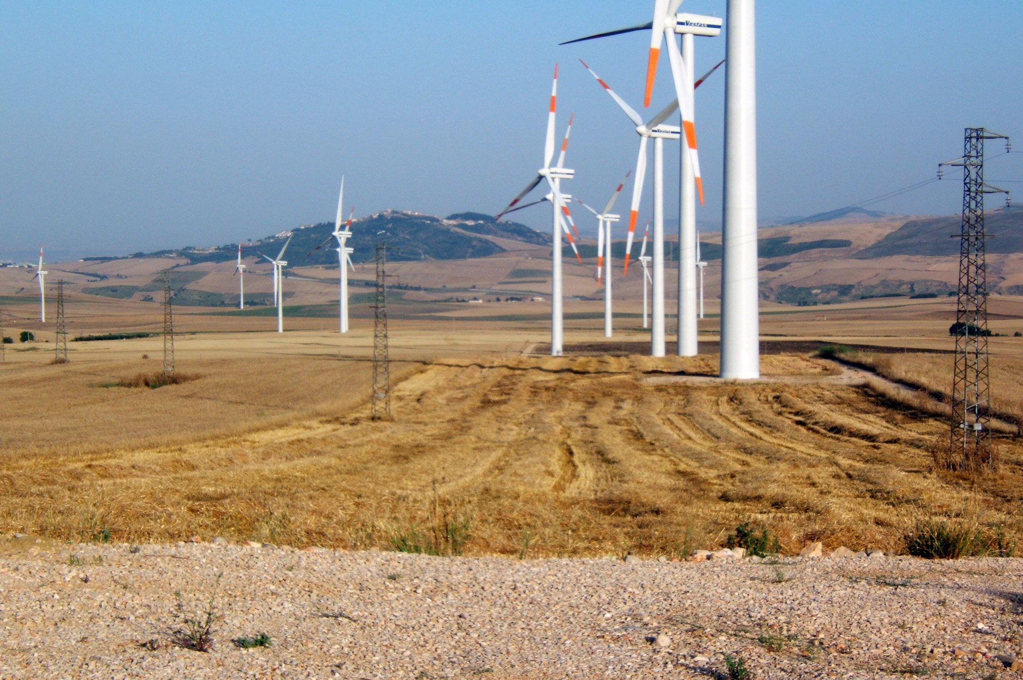 Wind Farms in the Regions of Apulia and Sicily