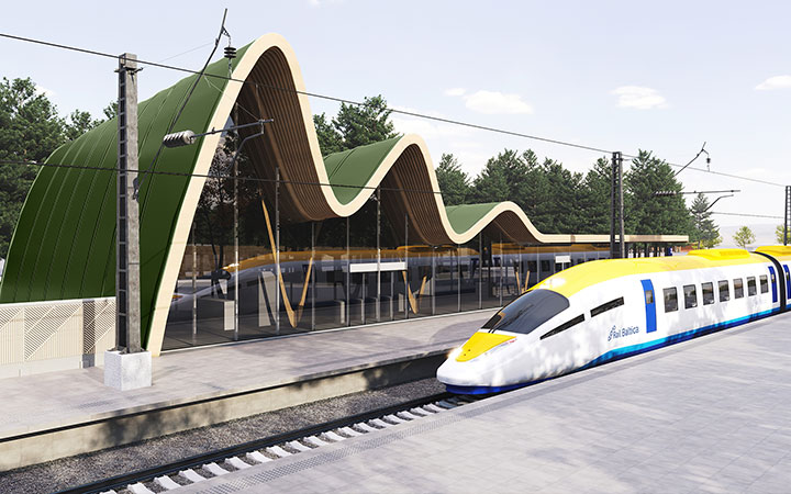 Rail Baltica – First high-speed virtual concept train