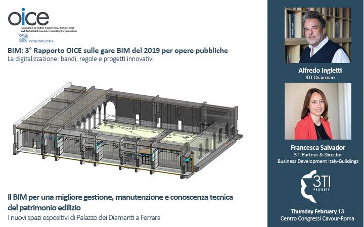3TI @ the 3rd “BIM Tenders Report 2019” @oice