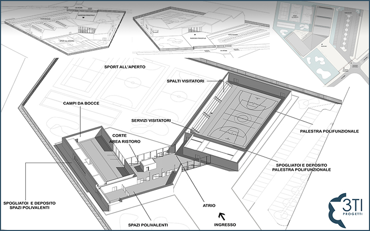 A new Municipal Sports Center for Turbigo (Italy)