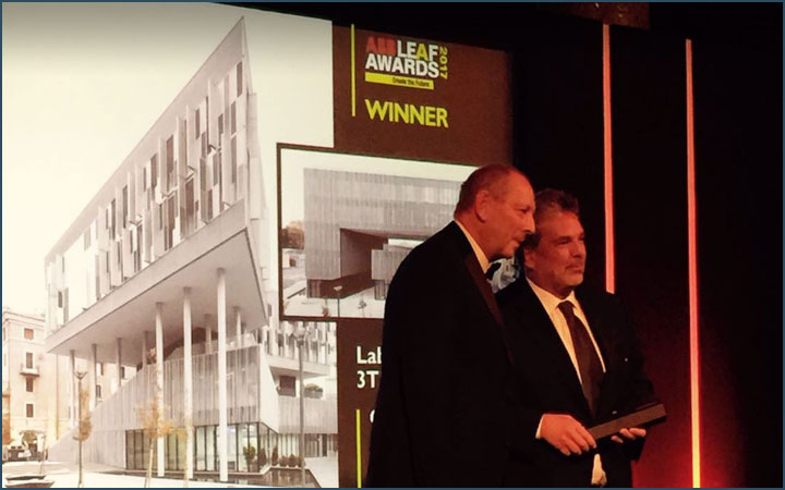 3TI won “Mixed-Use Buildng of the year” award prize at Leaf Awards 2017
