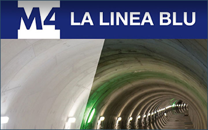 M4#lablu, the new Milan metro line, Italy