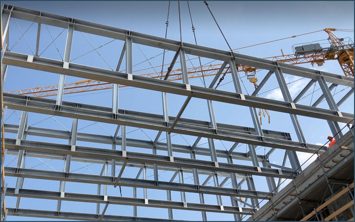 New Library for Udine University: main structure completed!