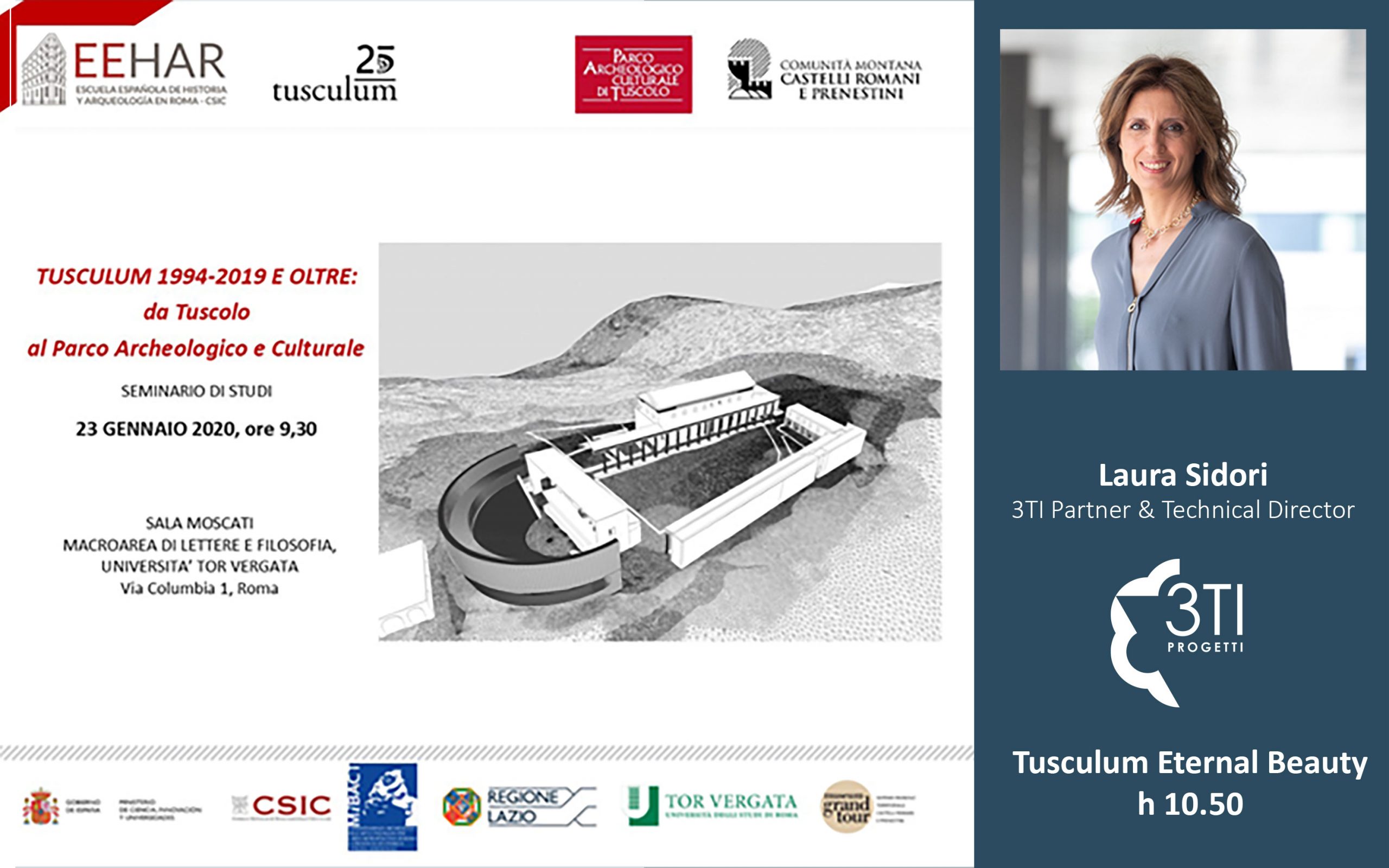 Tuscolo Eternal Beauty: 3TI @Università Tor Vergata