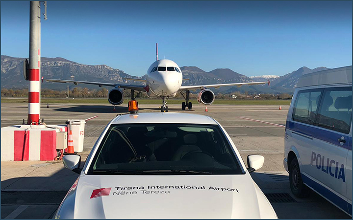 3TI flies in Albania: Tirana International Airport