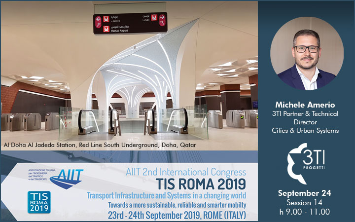 3TI @ TIS Roma 2019 with Doha metro project