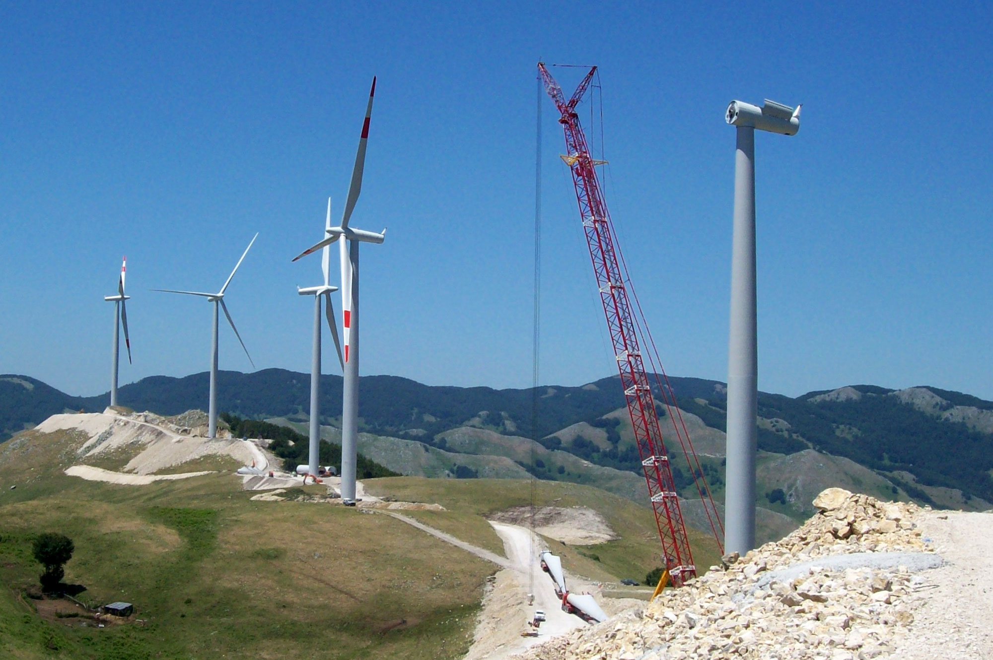 New Wind Farm in San Gregorio Magno