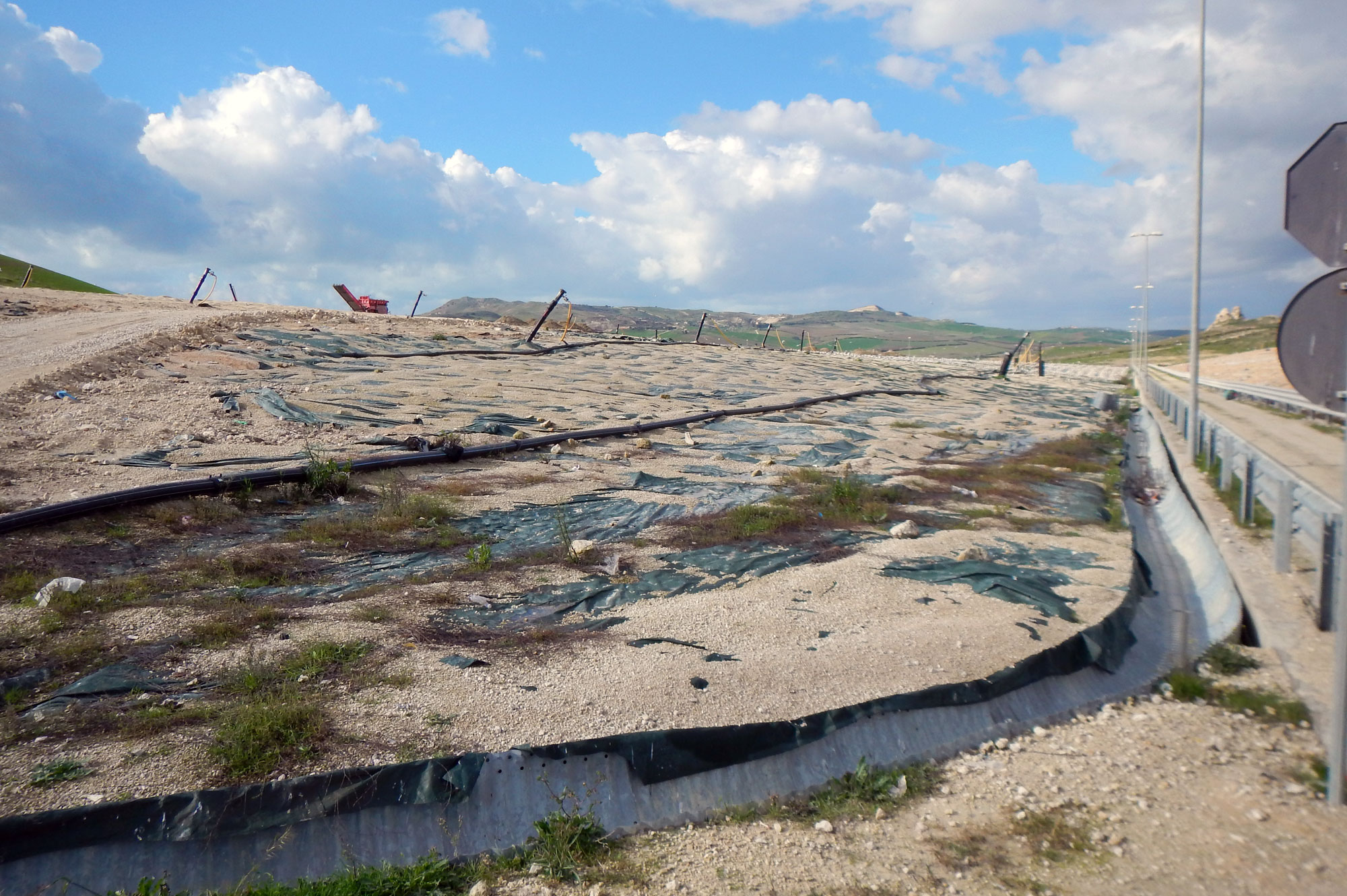 Mechanical and biological treatment plant for the disposal of municipal waste in Timpazzo, Gela