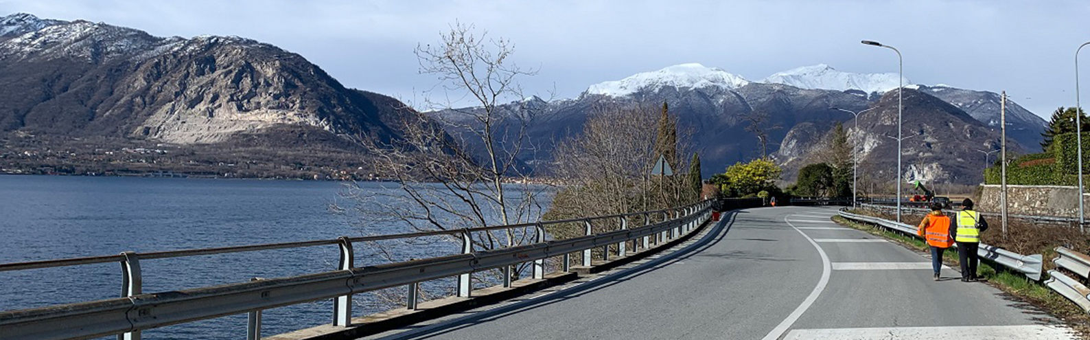 Cycle-pedestrian path in Verbania