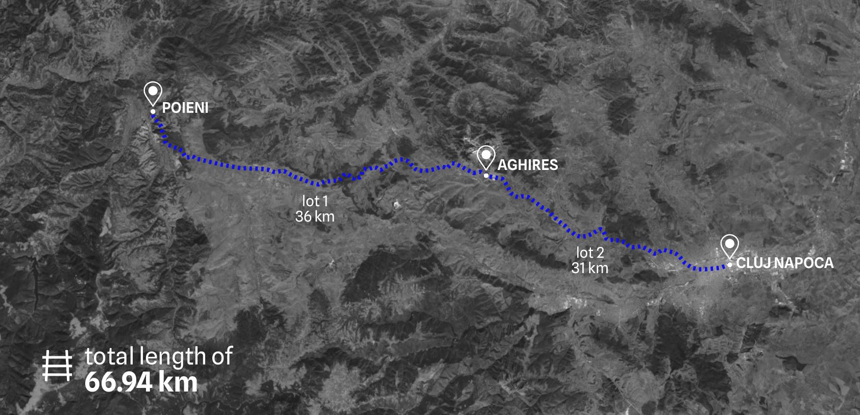 Railway sections LOT 1 Cluj – Napoca -Aghires / LOT 2 Aghires – Poieni