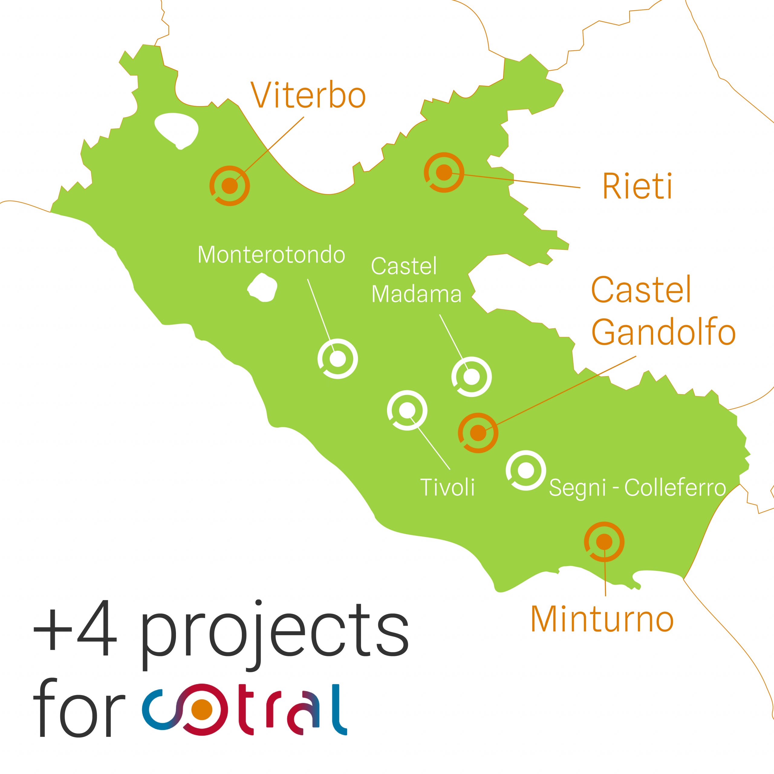 4 new projects for Cotral Spa