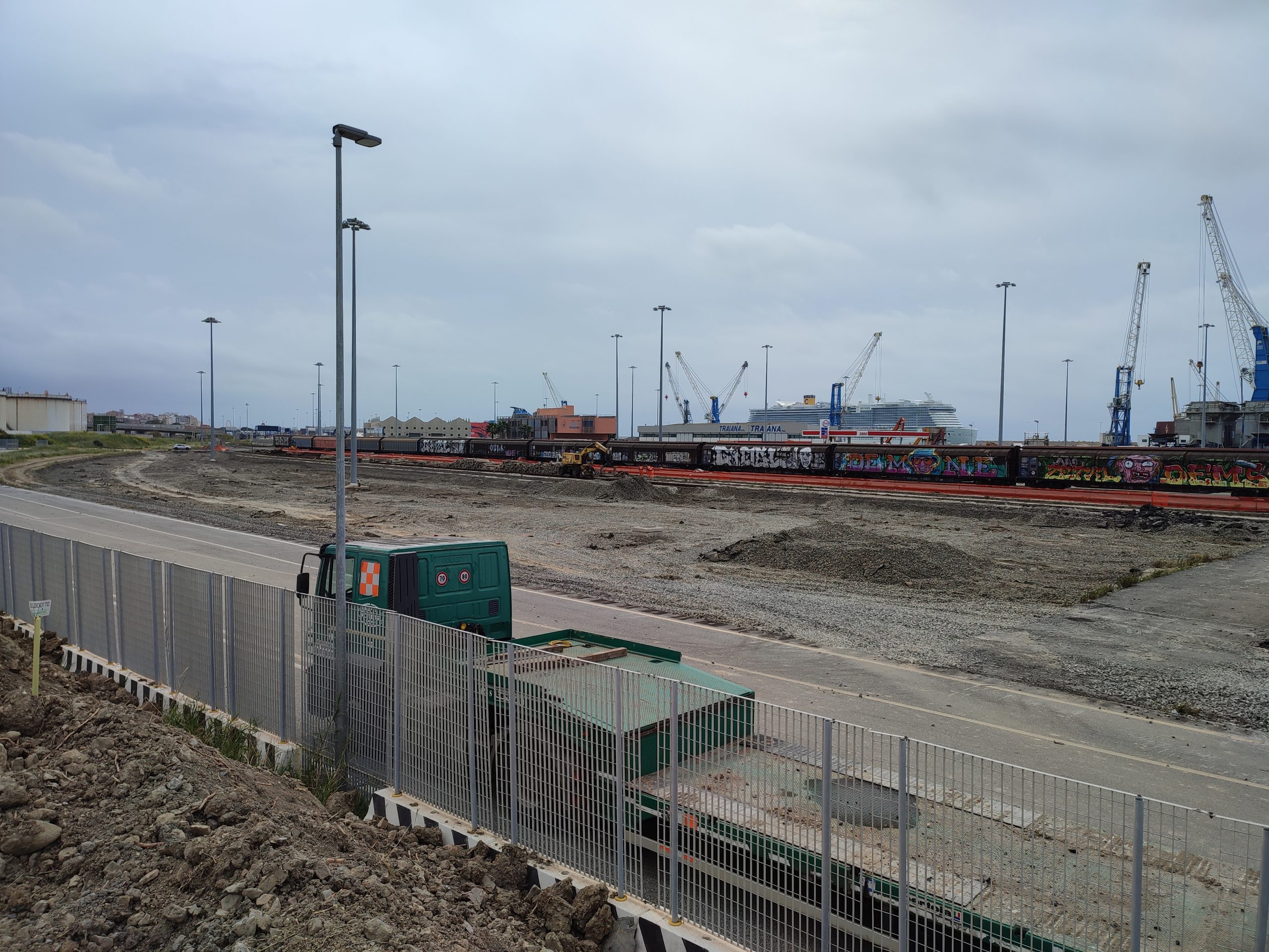 Railway System inside the Civitavecchia Port Authority Area