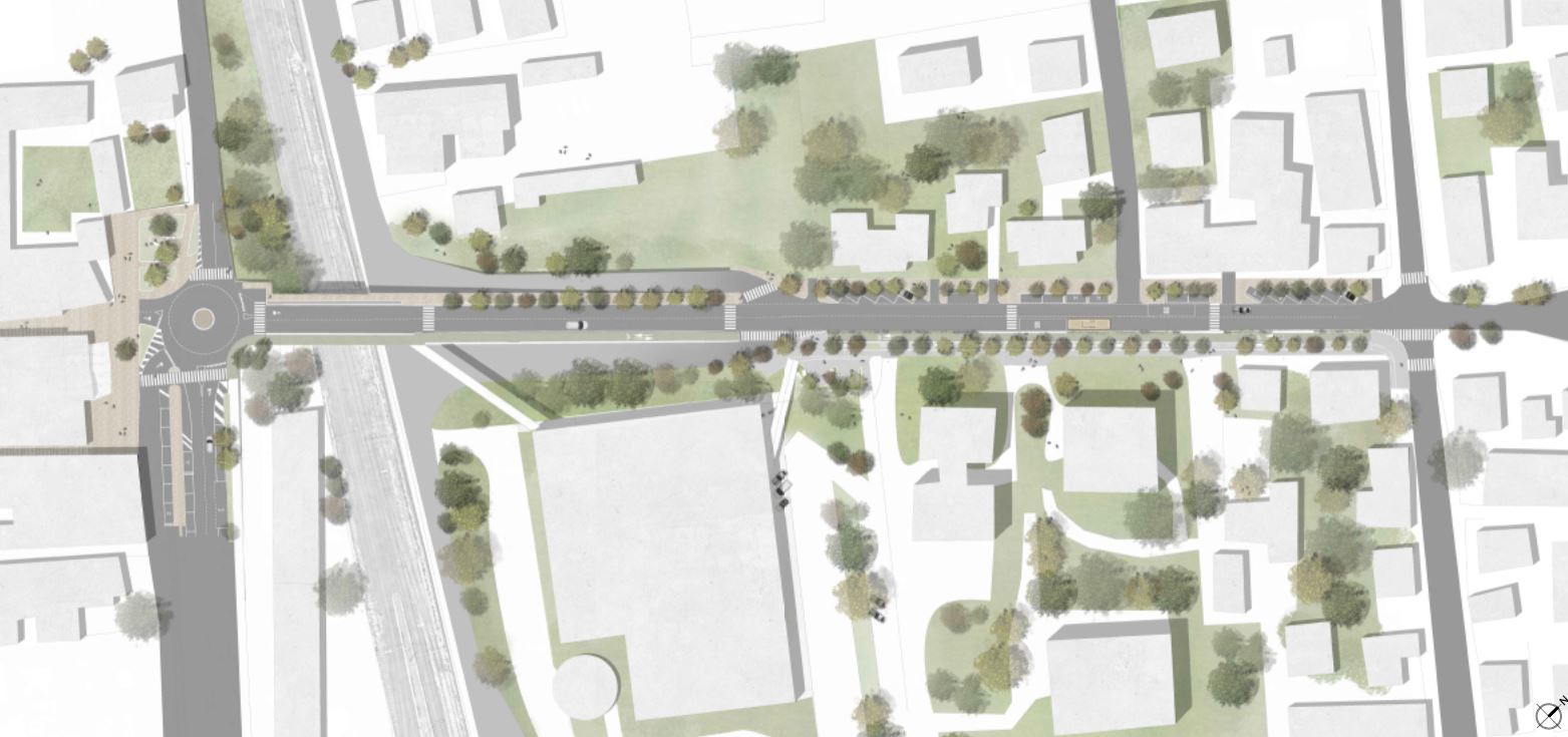 Viale Battisti Urban redevelopment in Fano