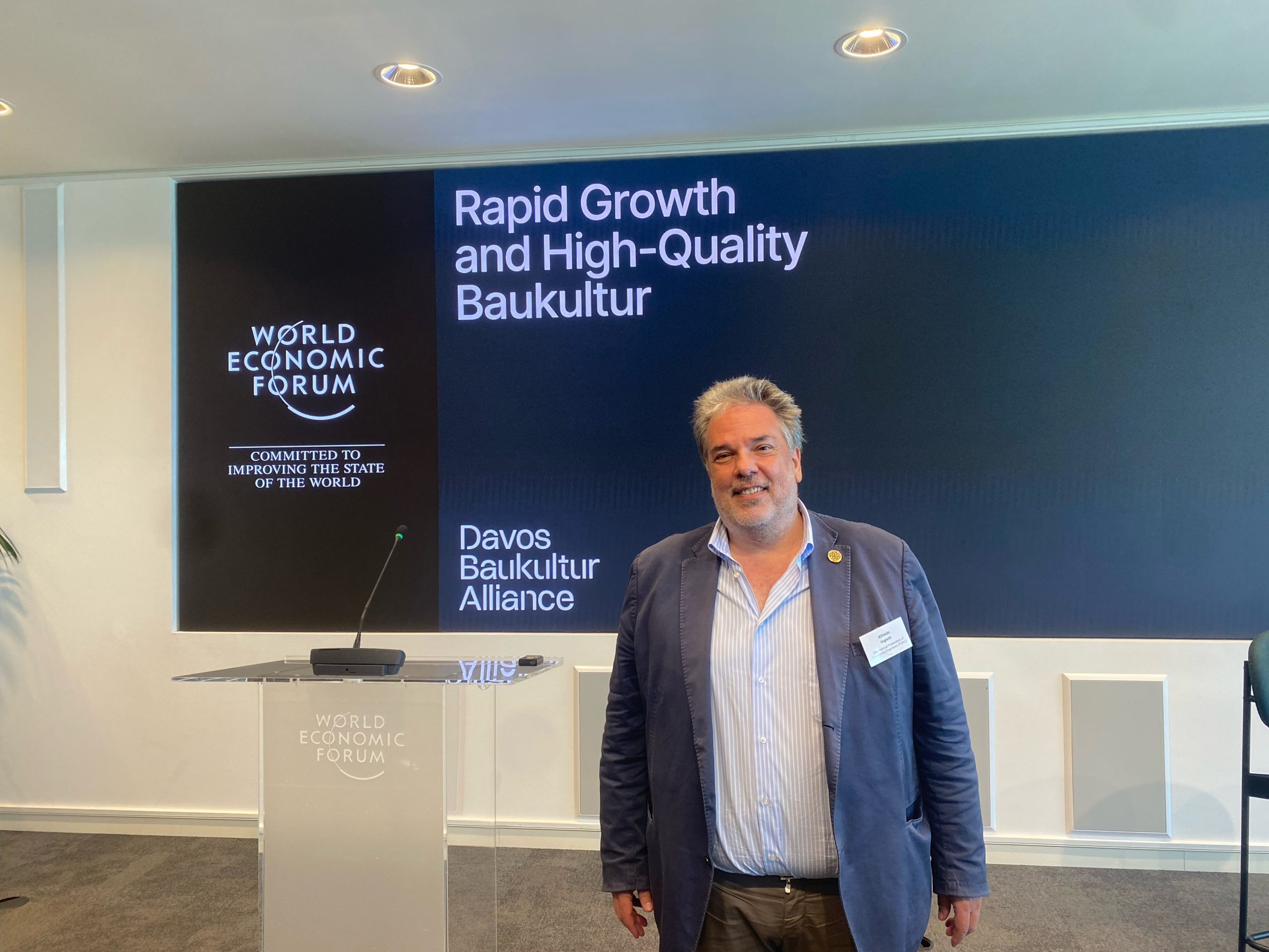 Alfredo Ingletti at Davos Baukultur Alliance Annual Meeting | Geneve