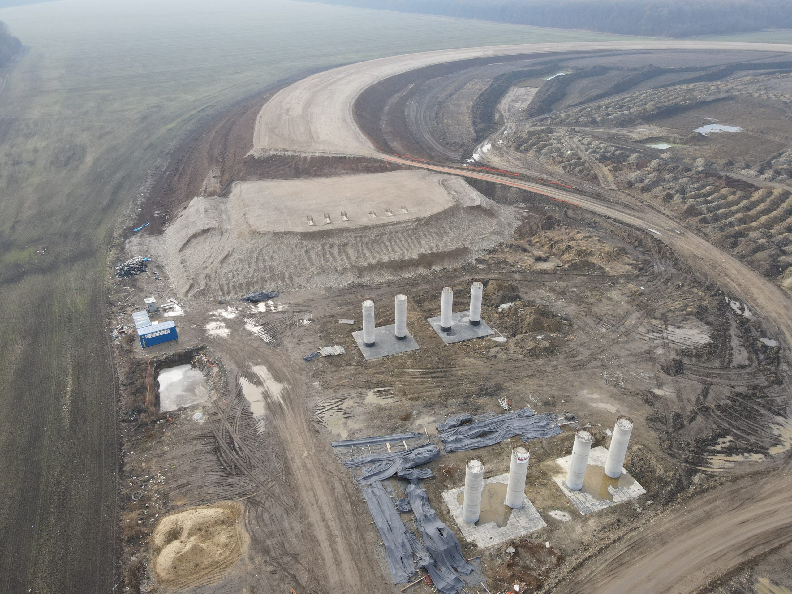 Progress is underway on the A7 motorway!