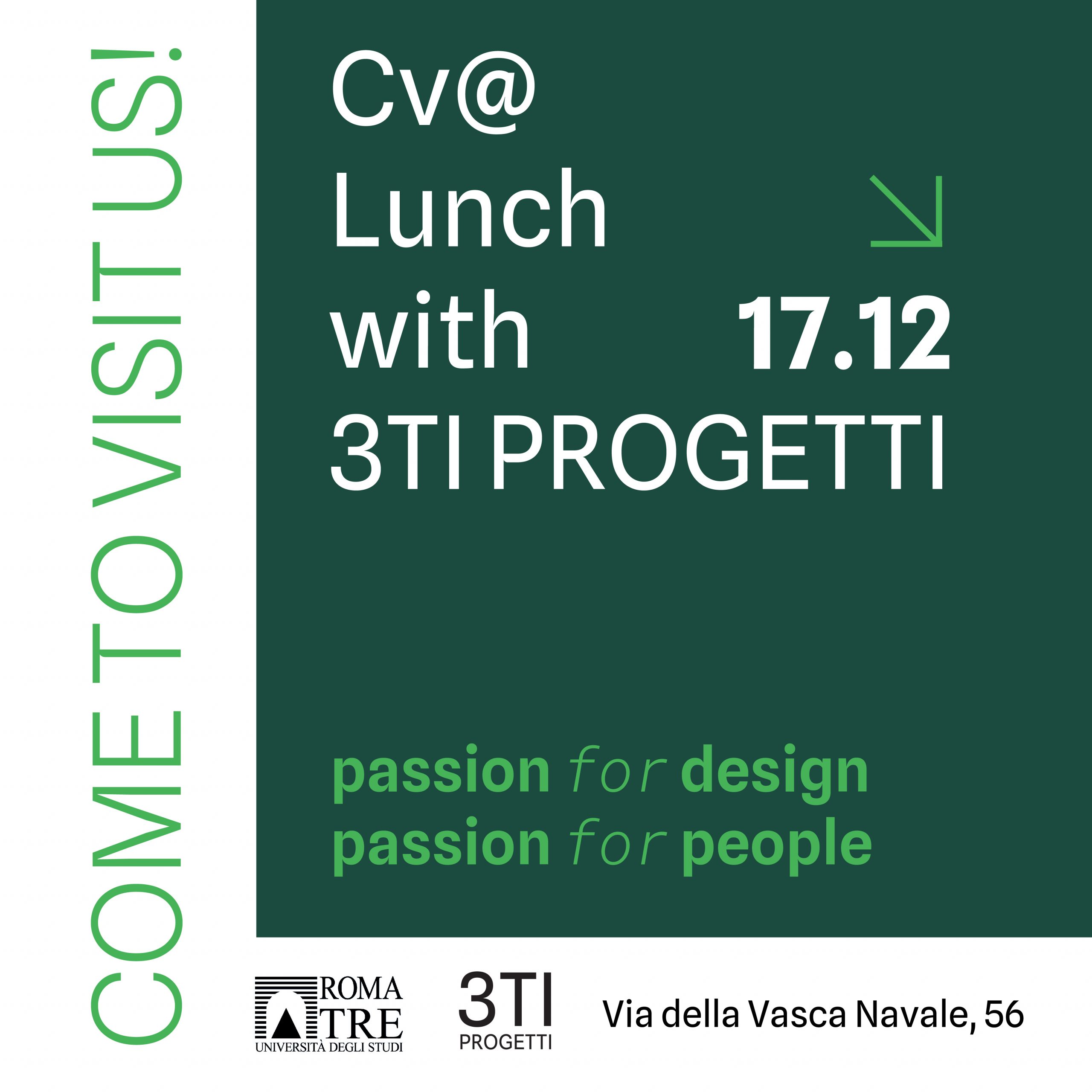 Cv@Lunch with Roma Tre!