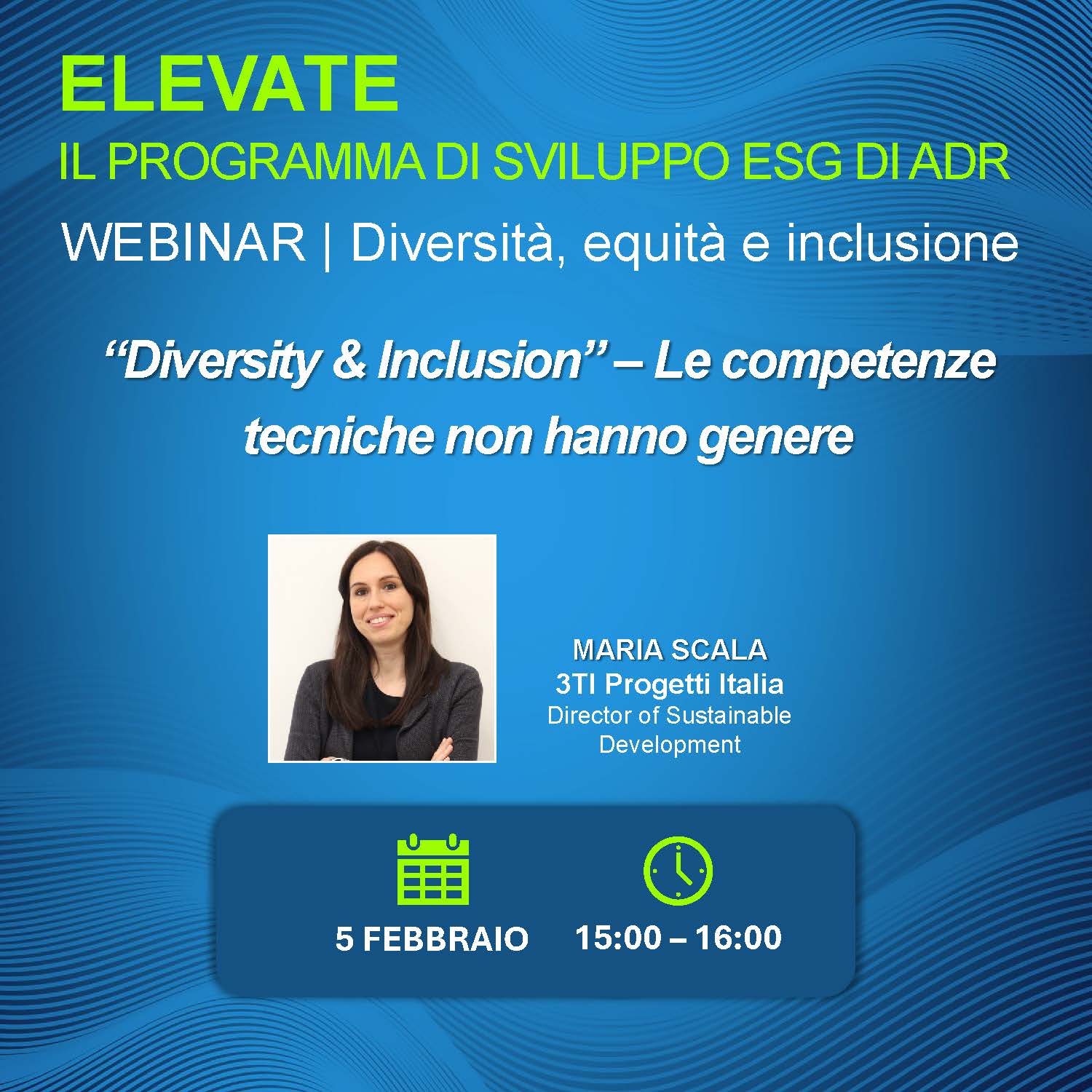 3TI Progetti at the ELEVATE Webinar