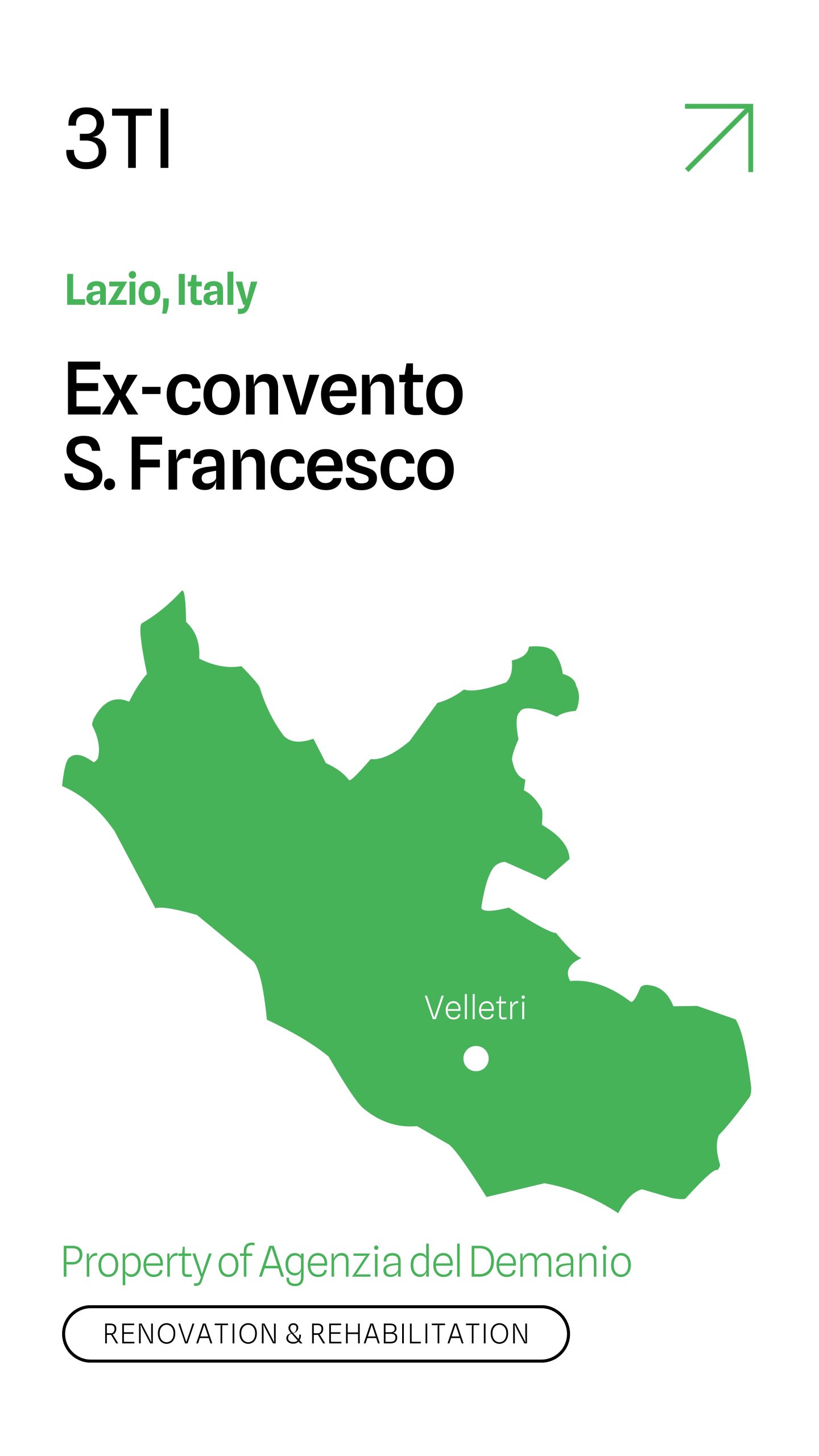 The restoration of the former Convent of San Francesco