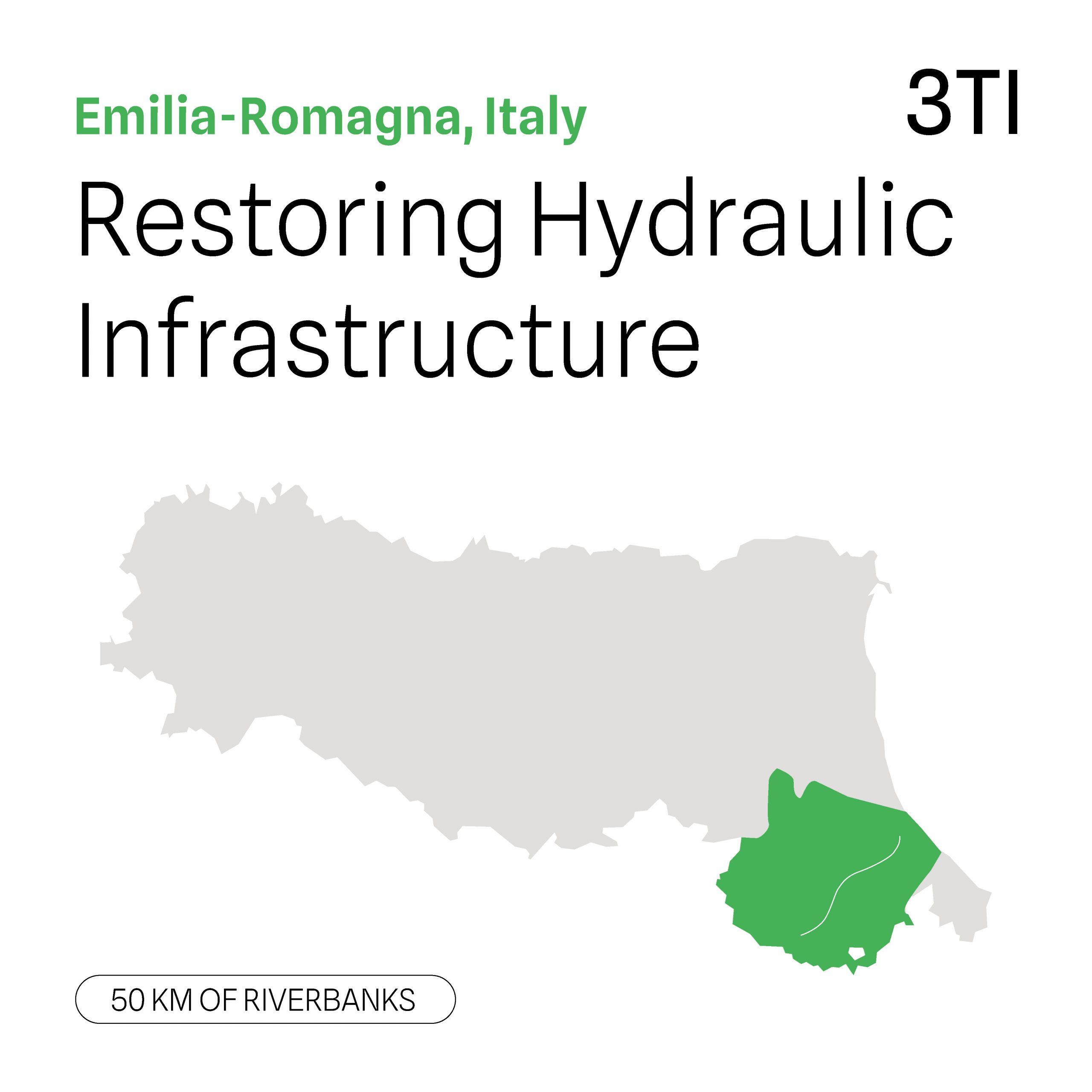 Civil Protection of the hydraulic system in Emilia-Romagna, Italy
