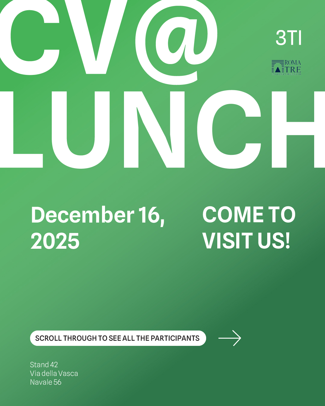 🌟 3TI Progetti at CV@lunch 🌟
