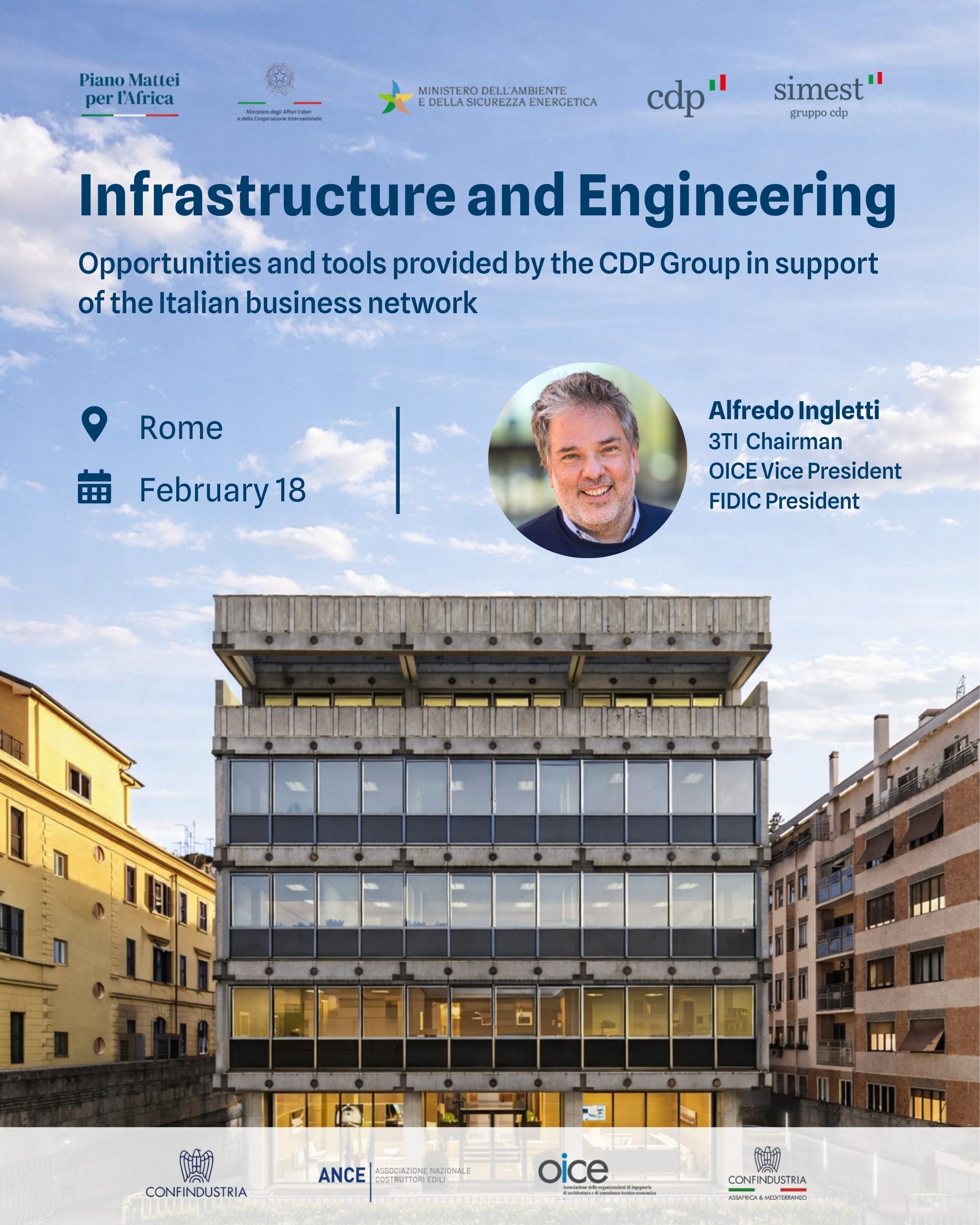 Infrastructure and Engineering are key drivers of growth and international competitiveness