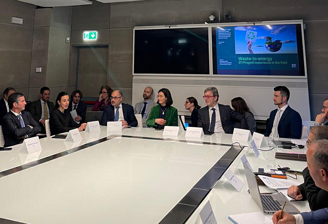 MASE – UNDP – high-level Tunisian delegation focused on promoting the energy recovery sector from waste in Tunisia