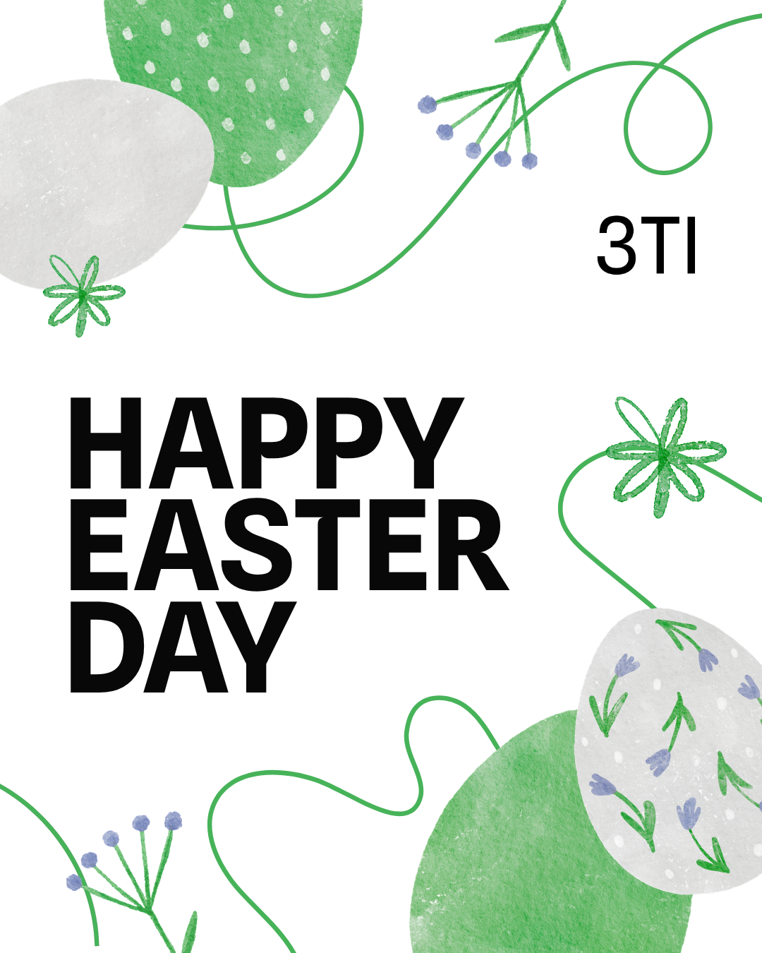 Easter greetings from all of us at 3TI Progetti