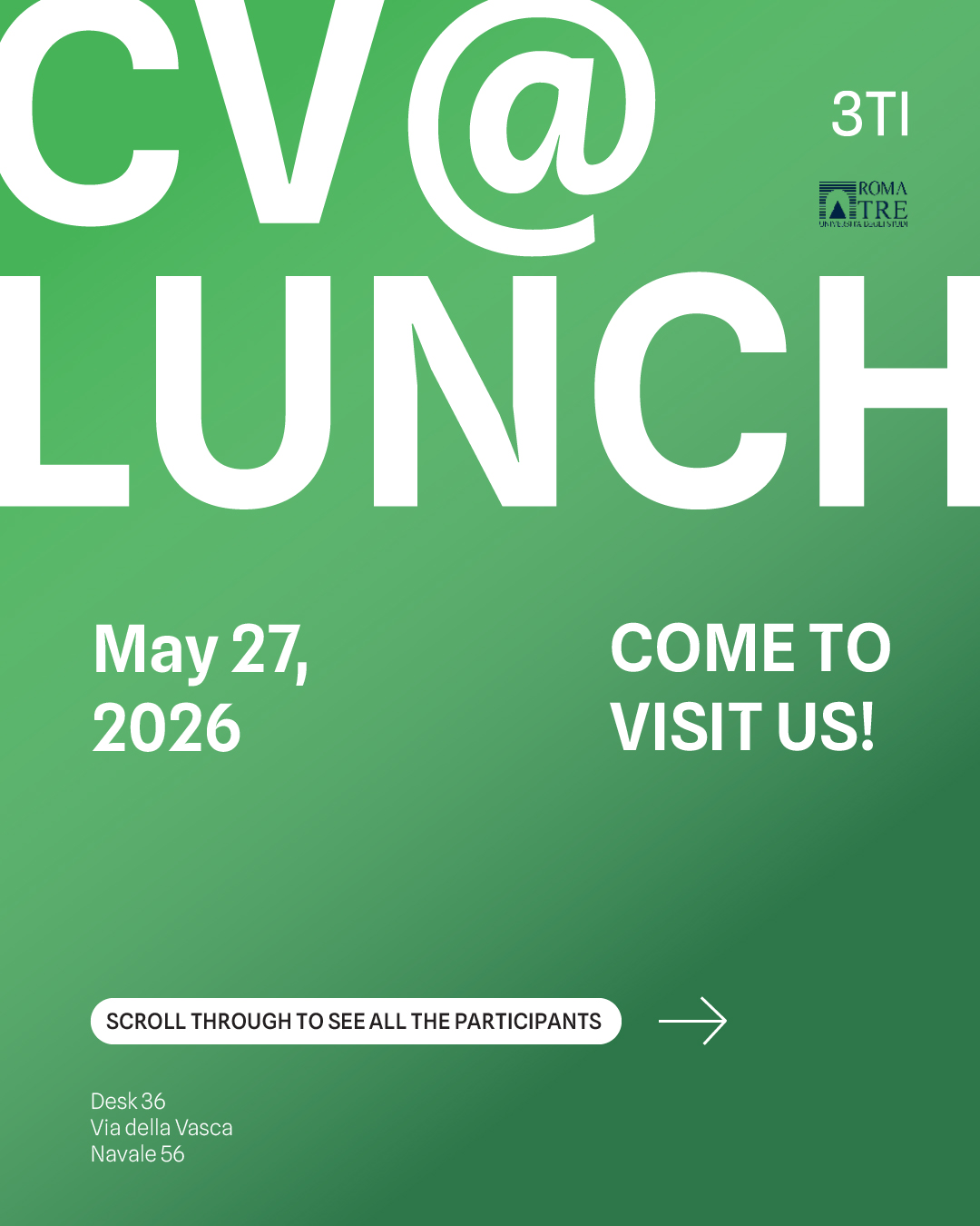 Meet 3TI Progetti at CV@Lunch