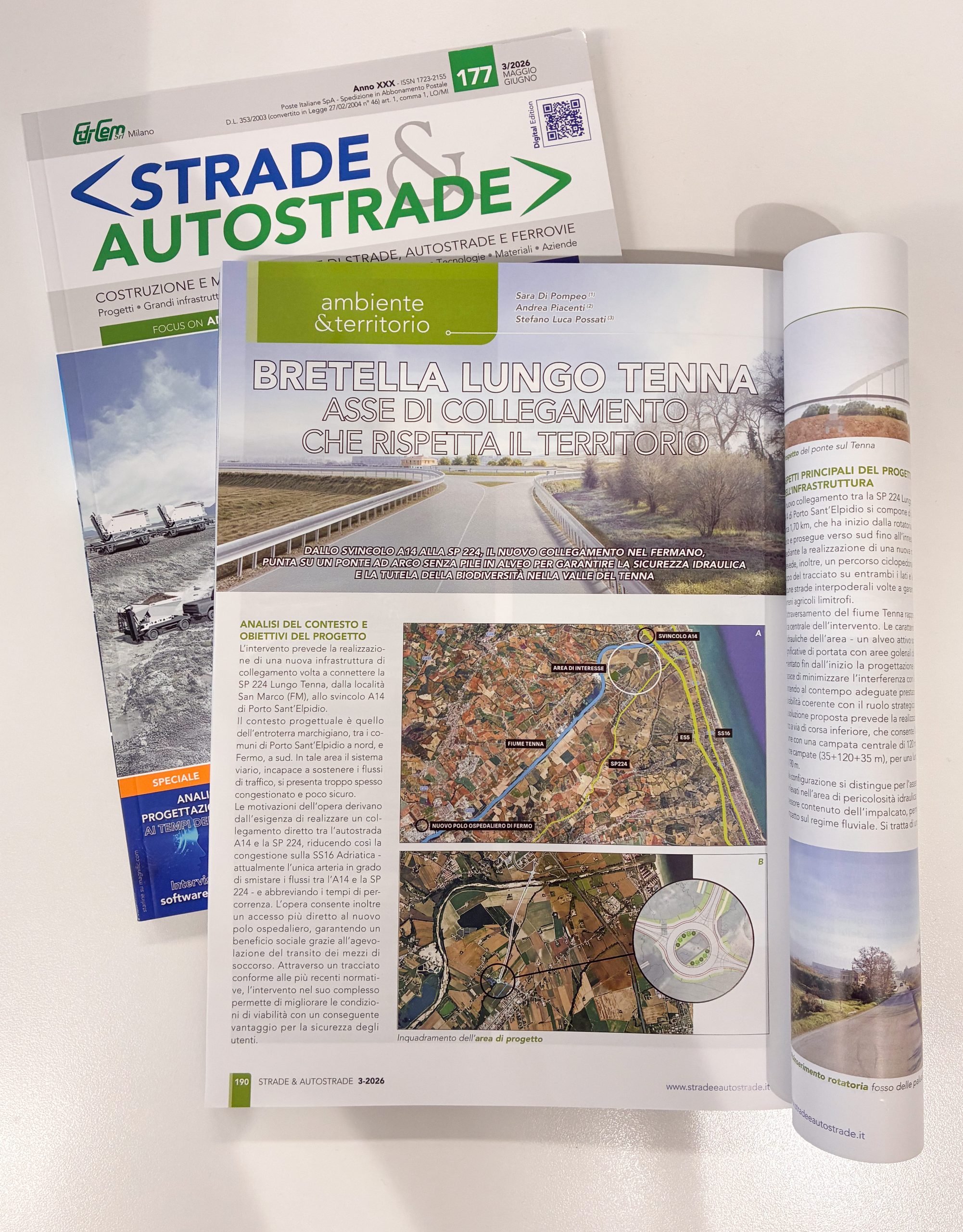 The Lungo Tenna Link Road featured in Strade & Autostrade