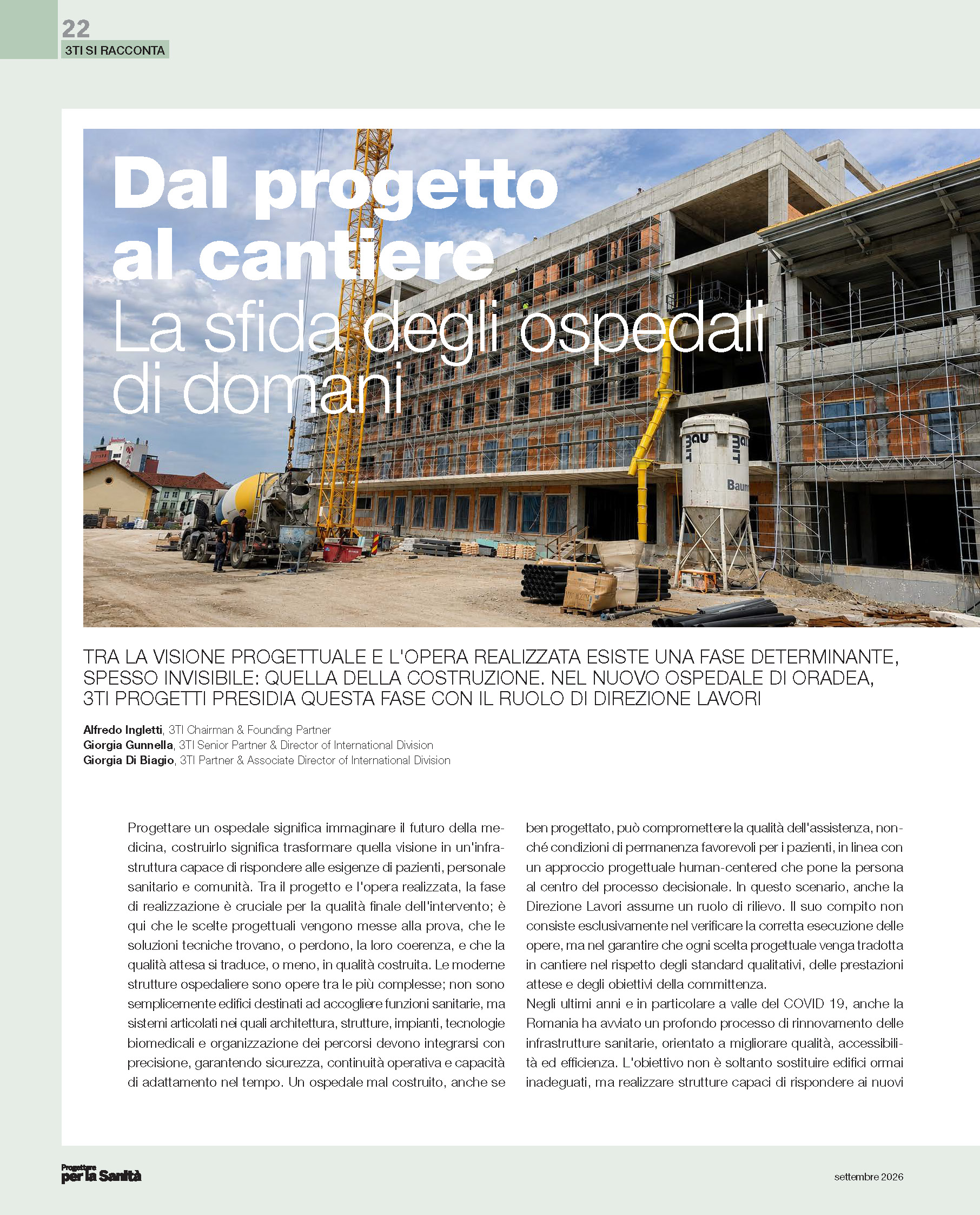 Oradea Hospital: managing healthcare complexity on site