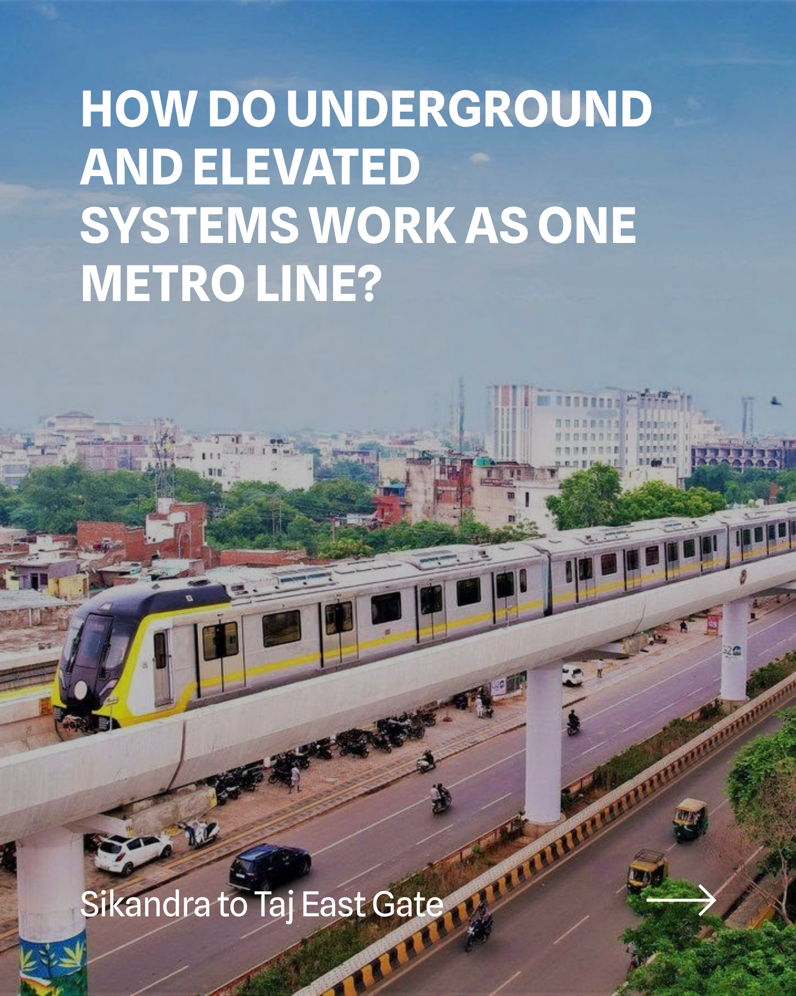 Designing Agra Metro Corridor 1
